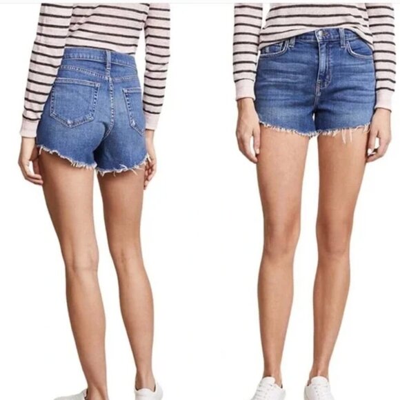 L'Agence Ryland High Waist Cut Off Shorts Women's Size 25 - Picture 1 of 5